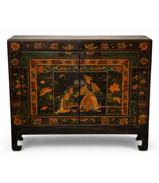 Fine Asianliving Armario Chino Antiguo Pintada a Mano An89xP39xAl72cm