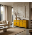 Credenza Cinese Antica Gialla Lucida L170xP42xA88cm