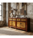 Antikes Chinesisches Sideboard Pfingstrosen Handbemalt B159xT42xH82cm
