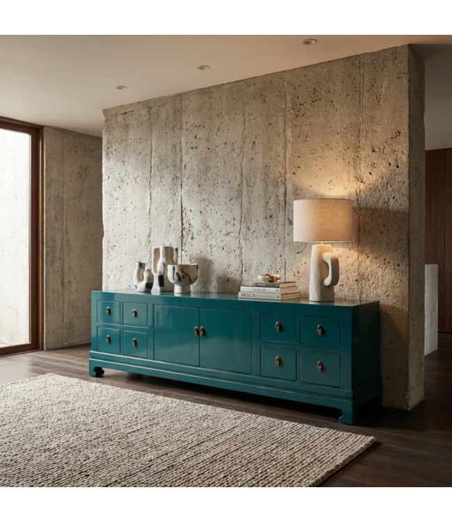 Chinese TV Kast Teal High Gloss B180xD40xH50cm