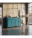 Antieke Chinese Dressoir Blauw High Gloss B154xD40xH93cm
