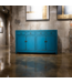 Credenza Cinese Antica Blu Lucida L154xP40xA93cm