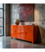 Antieke Chinese Dressoir Rood High Gloss B145xD40xH88cm
