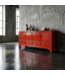 Antique Chinese TV Cabinet Red High Gloss W131xD38xH55cm