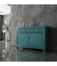 Antikes Chinesisches Sideboard Blau Hochglanz B128xT40xH91cm