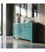 Antique Chinese Sideboard Blue High Gloss W128xD40xH91cm