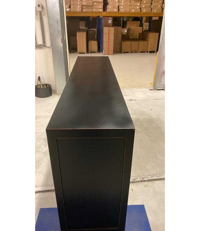 OUTLET Chinese Dressoir Onyx Zwart - Orientique Collectie B180xD40xH85cm ZELF AFHALEN
