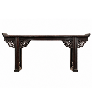 Fine Asianliving Antieke Chinese Sidetable Altaar tafel B235xD41xH92cm