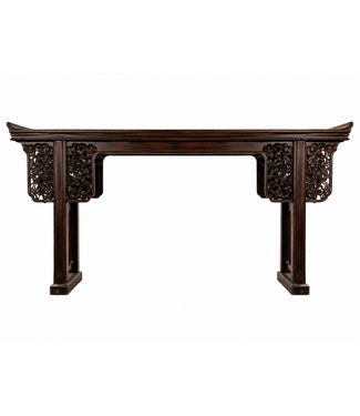 Fine Asianliving Antique Chinese Console Altar Table Handcarved W270xD38xH96cm