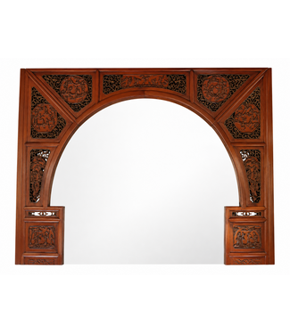 Fine Asianliving Antieke Chinese Poort 3-stuks Handgesneden B195xH153cm