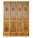 Antique Chinese Room Dividers Wooden Panel Screens Handcarved Set/4 Each W53xD6xH275cm