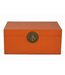 Caja Cofre de Almacenamiento Chino Antiguo Rojo A90xP60xA43cm