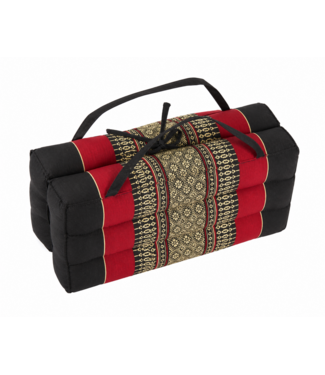 Fine Asianliving Thai Cushion Yogaseat 40x40x7cm (Folded) Meditation Pillow Block Kapok Red