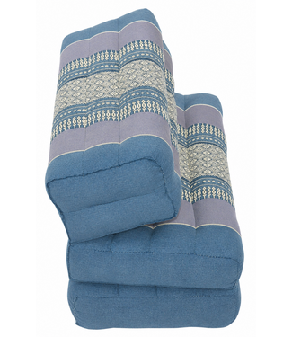 Fine Asianliving Thai Kissen Yoga Sitz 50x75x12cm Meditation Matte Faltbar Kissenblock  Kapok Blau