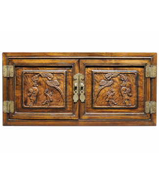 Fine Asianliving Antique Chinese Cabinet Handcarved W78xD50xH36cm