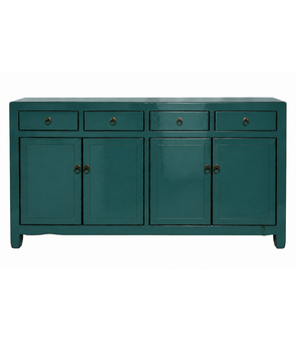 Fine Asianliving Buffet Chinois Ancien Teal Haute Brillance L154xP40xH93cm