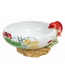 Chinese Fountain Bowl Porcelain Koi on Sculpted Lotus Base Handpainted