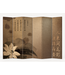 Paravent Asiatisch Raumteiler B240xH180cm Trennwand 6-teilig Chinesische Blumen