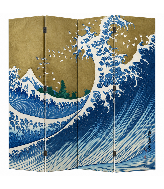 Paravento Giapponese Separè L160xA180cm Kanagawa Nami