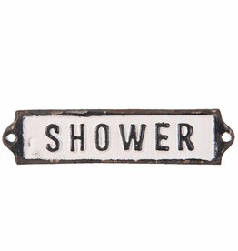 Clayre en Eef plaque de porte “shower”