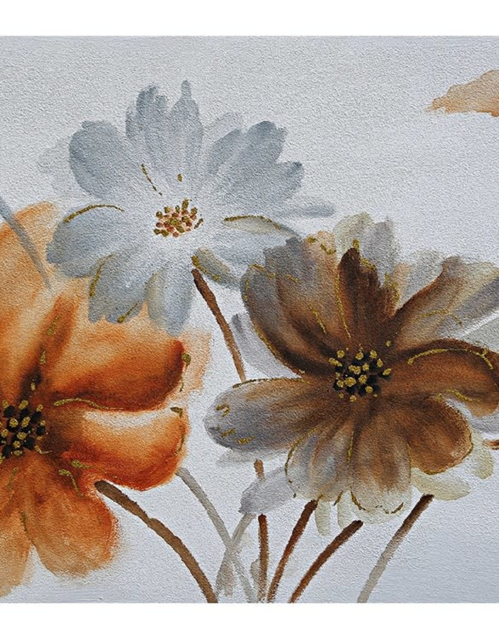 slaap Gevlekt Cerebrum Canvas schilderij bloemen - De 4 Jaargetijden vof