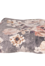 Plaid/couverture fleurs