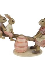 Decoratie konijntjes op wip