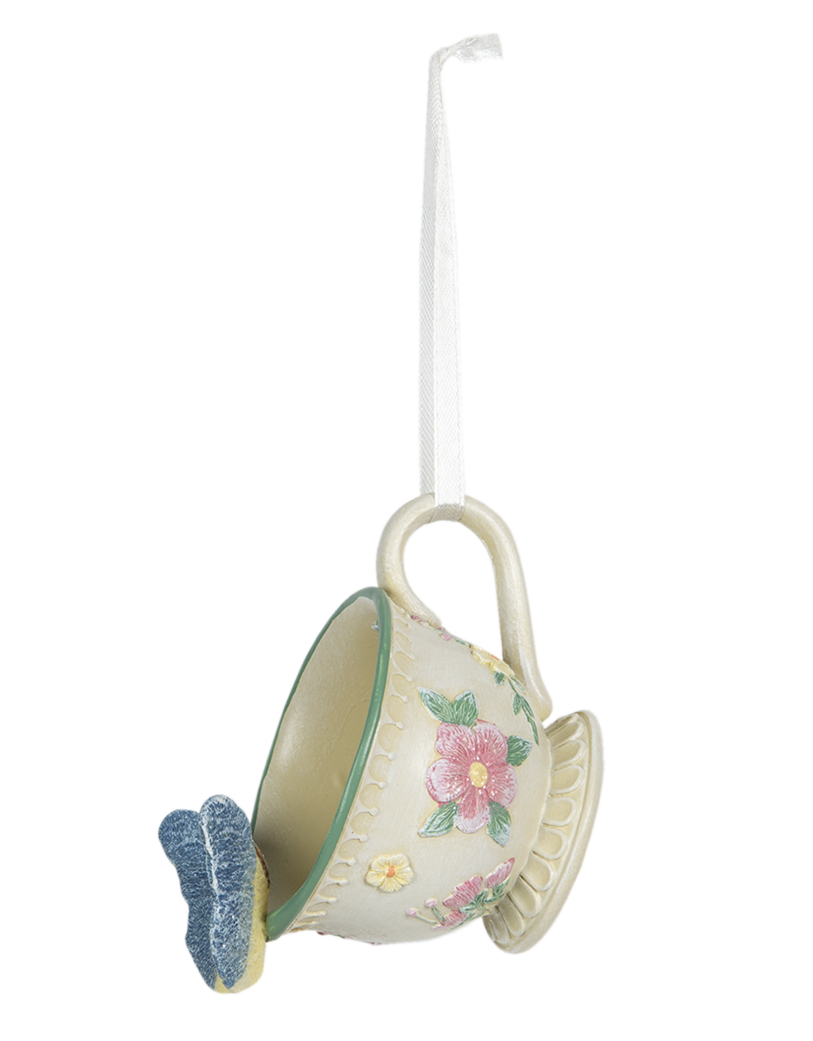 Decoratie kopje met vlinder