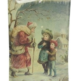 Sachet parfumé Père Noël avec canne