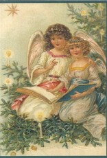 Carte Anges avec livre