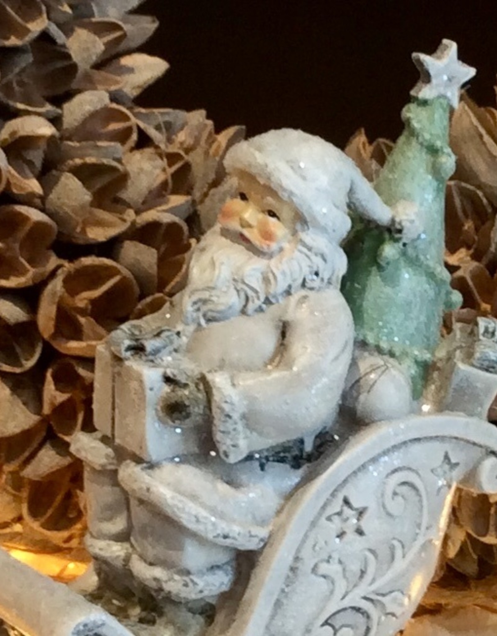 Père Noël en traîneau / décoration