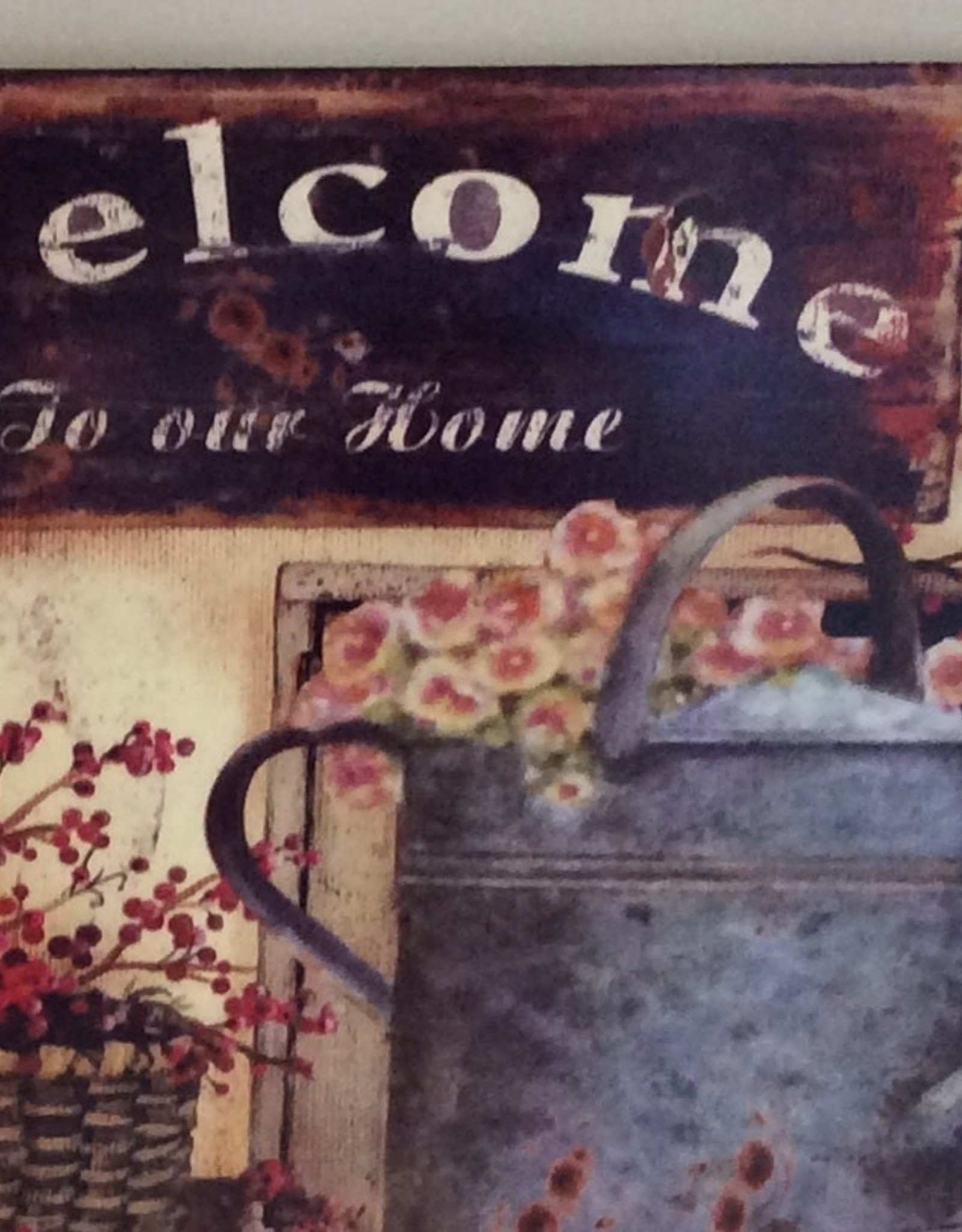 Décoration murale "Bienvenue chez nous"