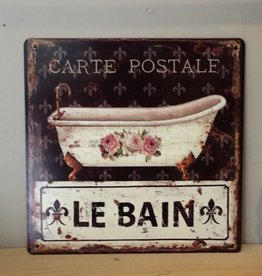 Plaque  LE BAIN