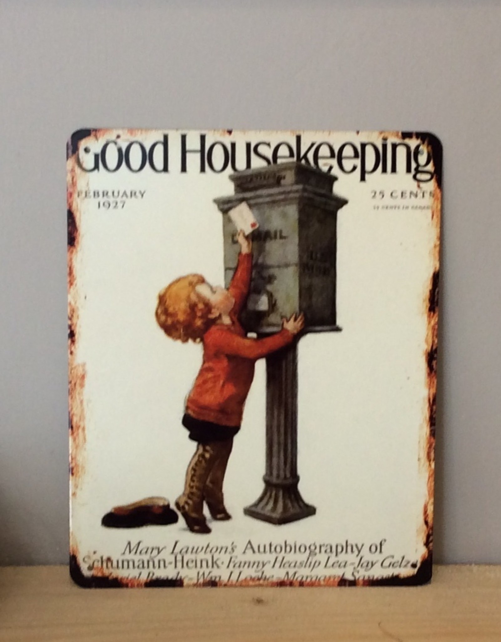 Plaque "Good Housekeeping"
