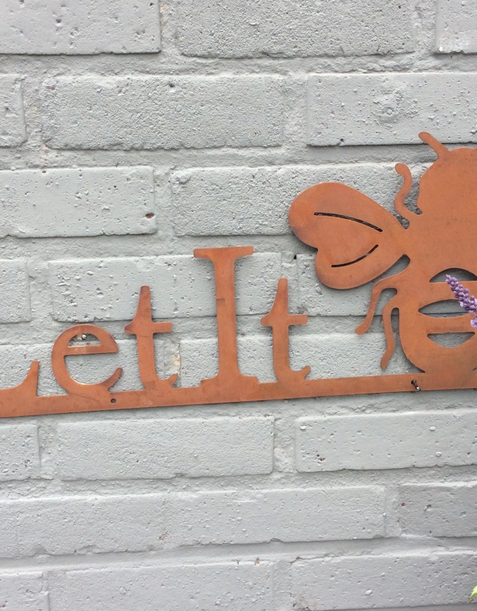 décoration murale " Let it be.."