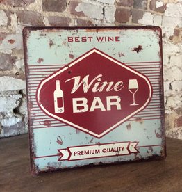 Textplatte " Wine Bar"