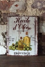 Plaque de texte " Huile d'olive"
