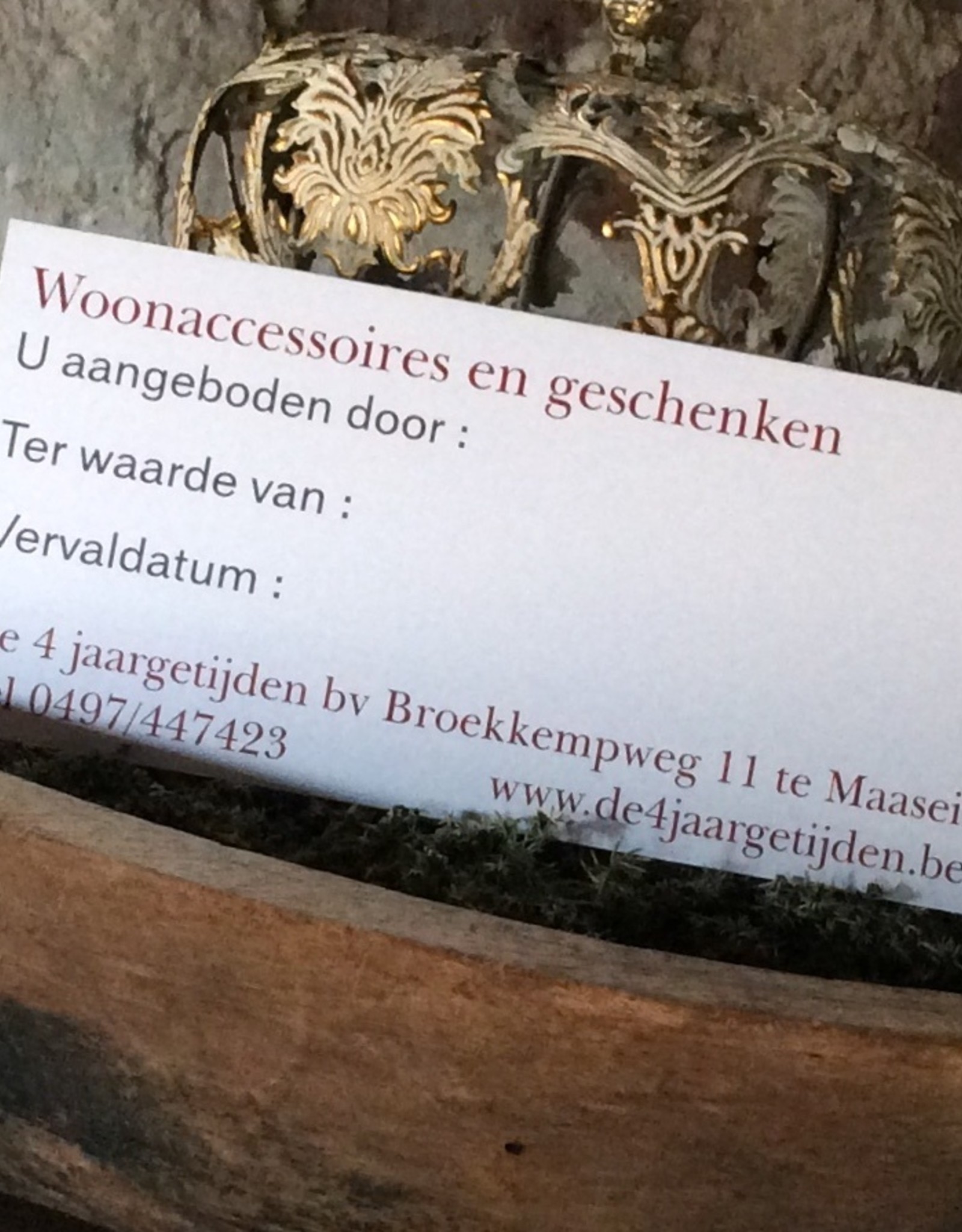 Geschenkgutschein 15 euro