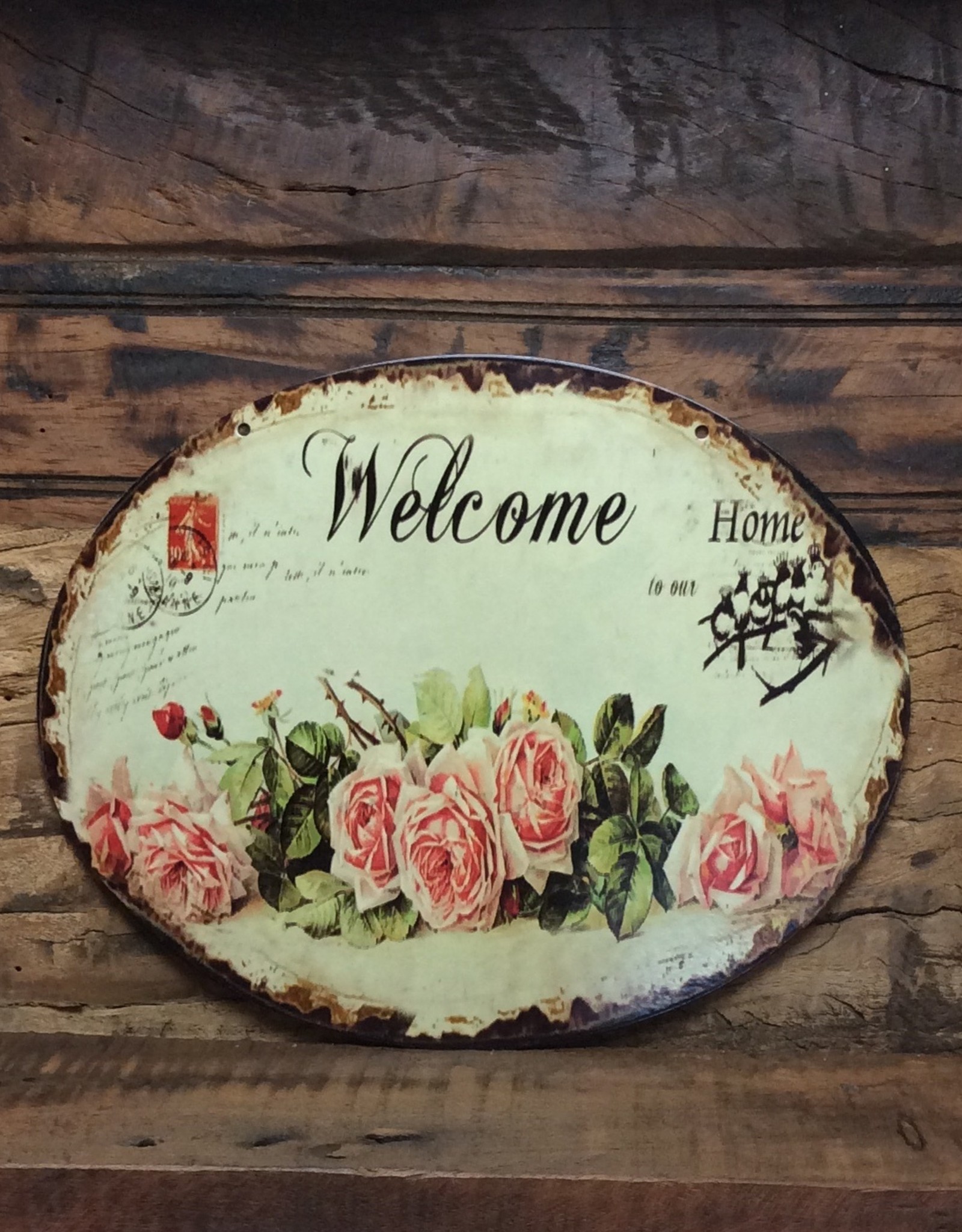 Tableau de texte "Welcome to our Home"