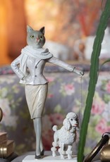 Figurine Chat avec chien