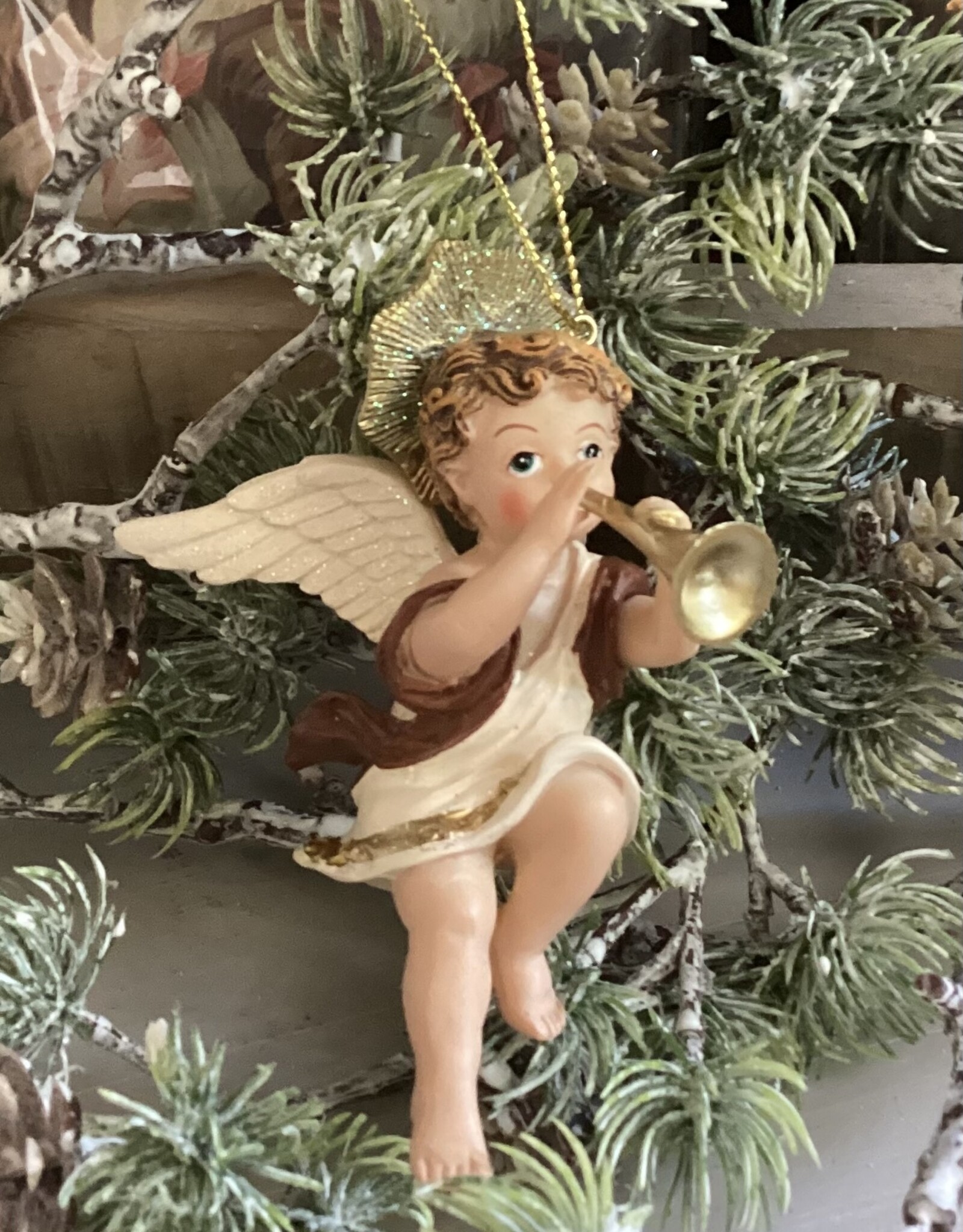 Engel mit Trompete (Ornament)