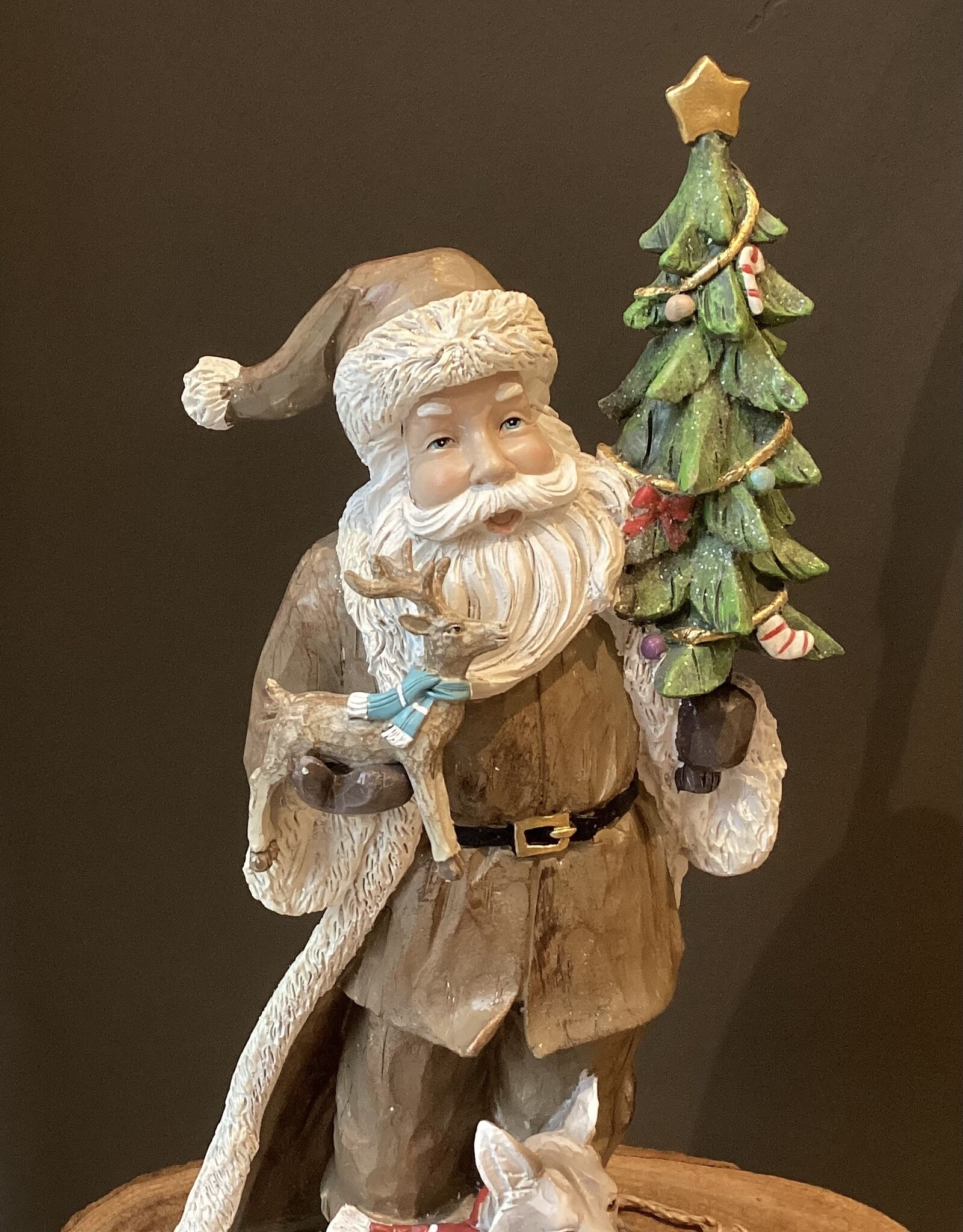 Père noël avec renard