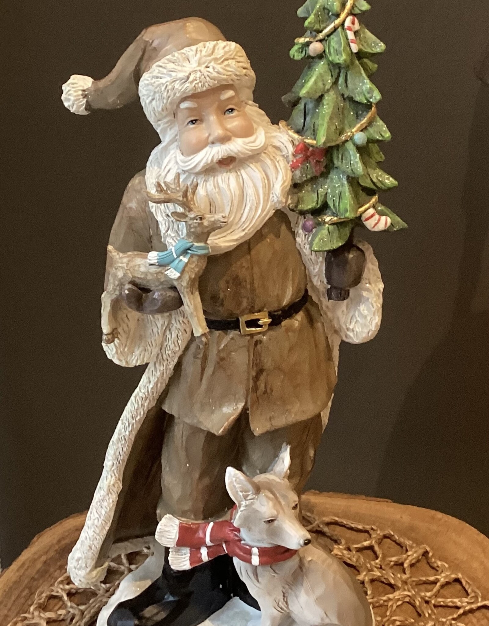 Père noël avec renard