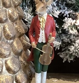 Mr Deer with violin