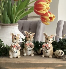 Rabbit with flower set 3