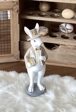 Décoration lapin avec livre