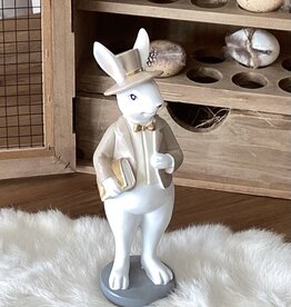 décoration lapin avec livre