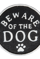 tableau de texte " Beware of the dog"