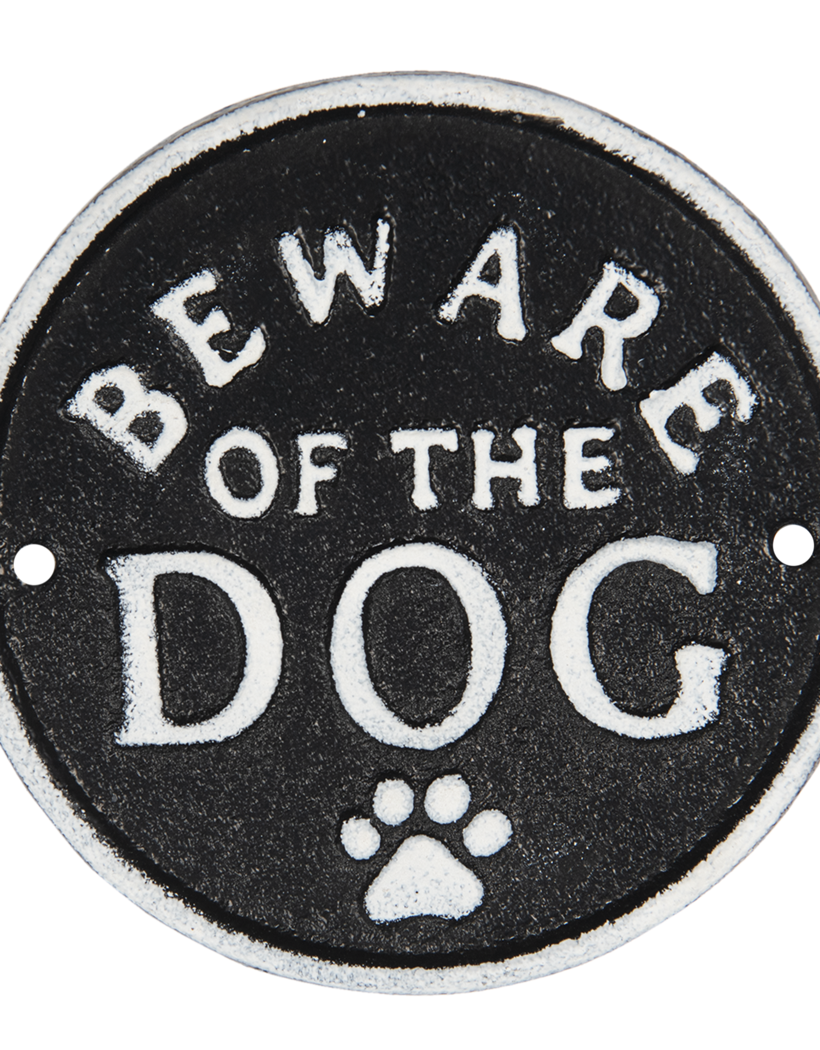 Tekstbord "Beware of the dog"