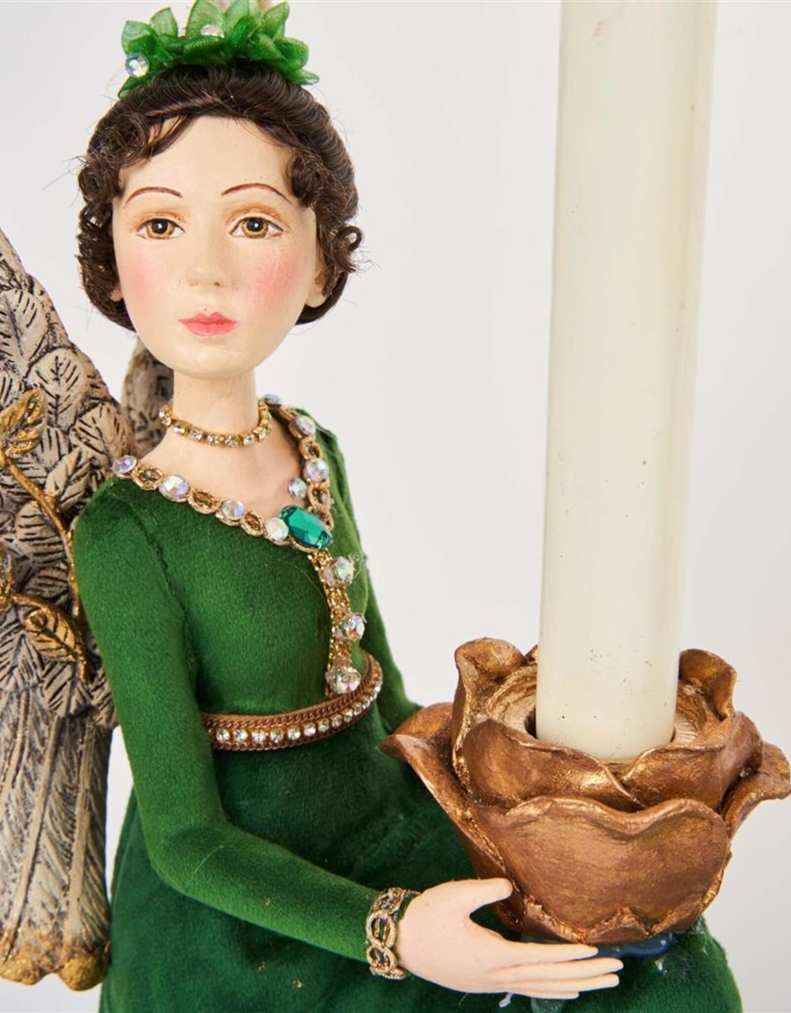 Goodwill Engelset mit Kerzenhalter